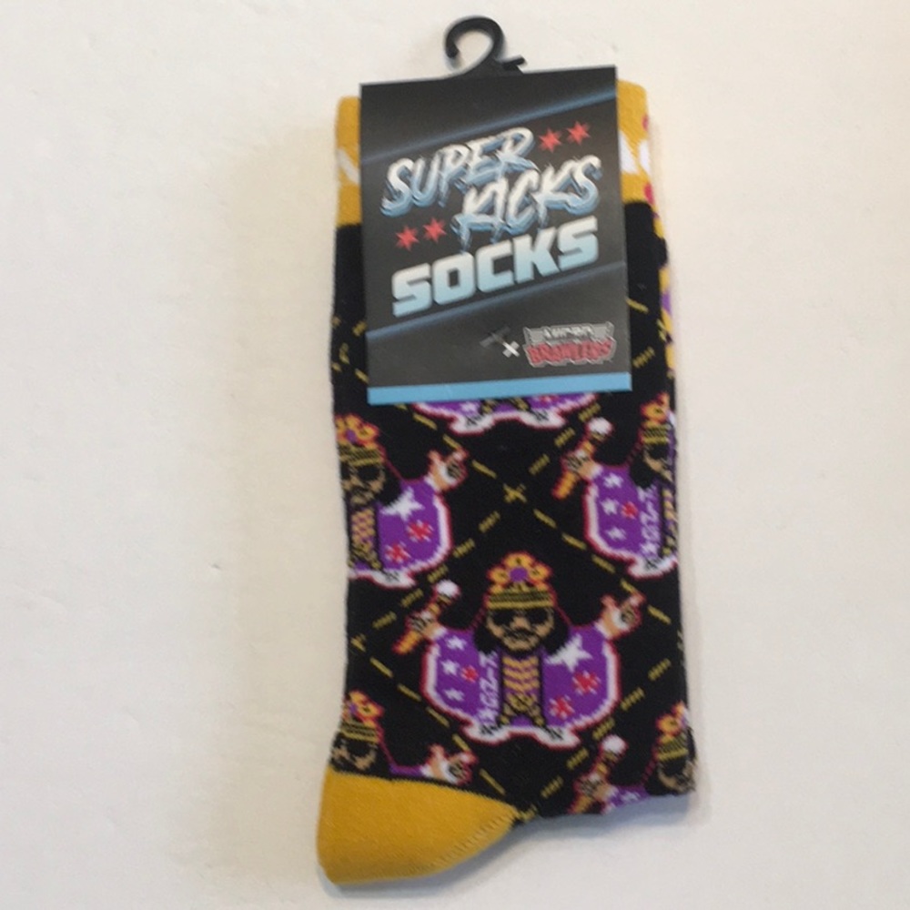 Macho Man Randy Savage ‘Super Kicks Socks’ - One Pair.
